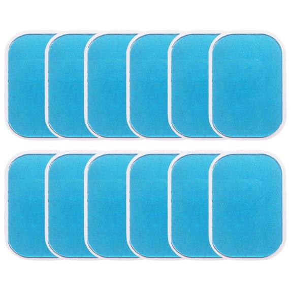 Limei 12pcs Gel Sheets for Gel Pad, Abs Trainer Replacement Gel Sheet Abdominal Toning Belt Muscle Toner Ab Trainer Accessories
