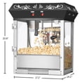 thumbnail image 2 of Great Northern Popcorn 6oz Foundation Popcorn Maker Machine - 640W Popcorn Popper, Black, 2 of 6