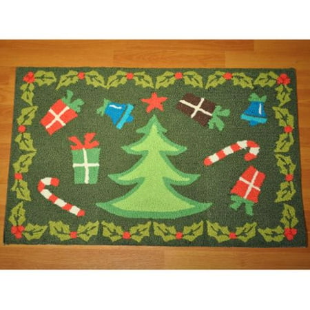 dynamic rugs christmas tree rug 1 8 x 2 8 walmart com dynamic rugs christmas tree rug 1 8 x 2 8 walmart com