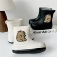 thumbnail image 2 of Nuevas Botas de lluvia de capibara, botas de agua antideslizantes y cálidas para estudiantes y escuela, zapatos de lluvia para niños, Botas de lluvia para padres e hijos, 2 of 5