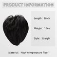 thumbnail image 3 of Chignon en Désordre Pièce de Cheveux Faux Chignon Élastique Fibre Synthétique Résistant à la Chaleur Extension Queue de Cheval Courte Noire Instantanée Chignons Élastique pour Femmes Noires Filles, 3 of 6
