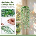 thumbnail image 5 of 5500 Pcs DIY Beaded Plant Kit, Forever Plant Beaded Leaf Flower Beads Plant Making Equipped with a Flower Pot,Green Glass Crystal Waterdrop for Jewelry Making DIY Craft (1 Set), 5 of 8