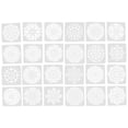 thumbnail image 1 of 24Pcs Mandala Stencils Painting Education Toys Hollow Flower Templates, 1 of 3