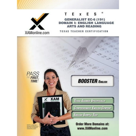 TExES Generalist Ec-6 191 English Language Arts and Reading Boost Edition, (Paperback)