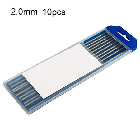 

fanshao 10Pcs 1.6-3.2mm Tungsten Electrodes Gray-tipped Wear-resistant Industrial Ceriated TIG Welding Tungsten Electrodes for Carbon Steel