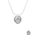thumbnail image 2 of Delight Jewelry Stainless Steel Disc Nevertheless She Persisted Silvertone Grandmother Ring Charm Necklace, 18", 2 of 4