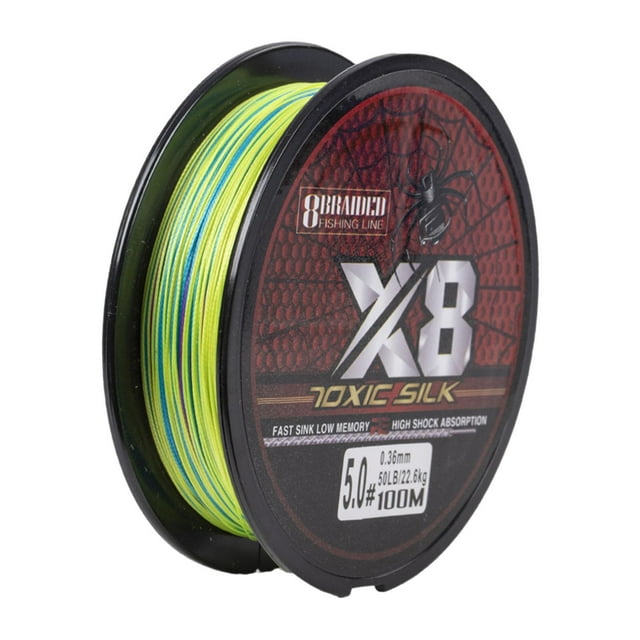 Almencla Braided Fishing Line Fishing Thread for Ice Fishing Fly Fishing Rock Fishing