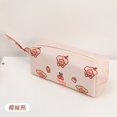 thumbnail image 1 of Estuche de lona de oso pequeño de dibujos animados, estuche de lápices de gran capacidad, bolsa de almacenamiento organizadora de papelería de escritorio, 1 of 4