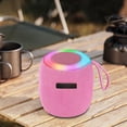 thumbnail image 6 of Horivan Portable Bluetooth Speaker with Powerful Bass, RGB Lights, 12H Playtime, Waterproof for Outdoor, Home, Travel, Party Mini Wireless Speaker USB Playback, 6 of 6