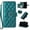 Green, variant on Compatible with iPhone 15 Case with Card Holder Crossbody Wrist Strap PU Leather Flip Case with Magnetic Clasp Kickstand Heavy Duty Protective Wallet Phone Case for Girls Women, Green