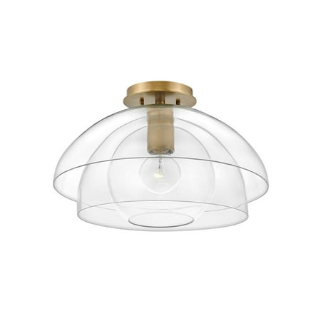 

Hinkley Lighting 39061 Lotus 16 Wide Semi-Flush Ceiling Fixture / Pendant - Brass