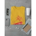 thumbnail image 3 of Plus Ultra Red Logo Men Gold T-Shirt, Male Large, 3 of 4