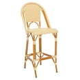 thumbnail image 4 of SAFAVIEH California Outdoor Patio Bar Stool, Natural, 4 of 12