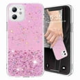 thumbnail image 4 of Dteck Glitter Case For iPhone 12 Pro / 12 6.1" for Women Girls - Bling Shiny Sparkling Girls Phone Case Protective Soft TPU Cover, Pink, 4 of 7