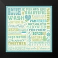 thumbnail image 2 of Pela Studio 20x20 Black Modern Framed Museum Art Print Titled - Wash Up V, 2 of 5
