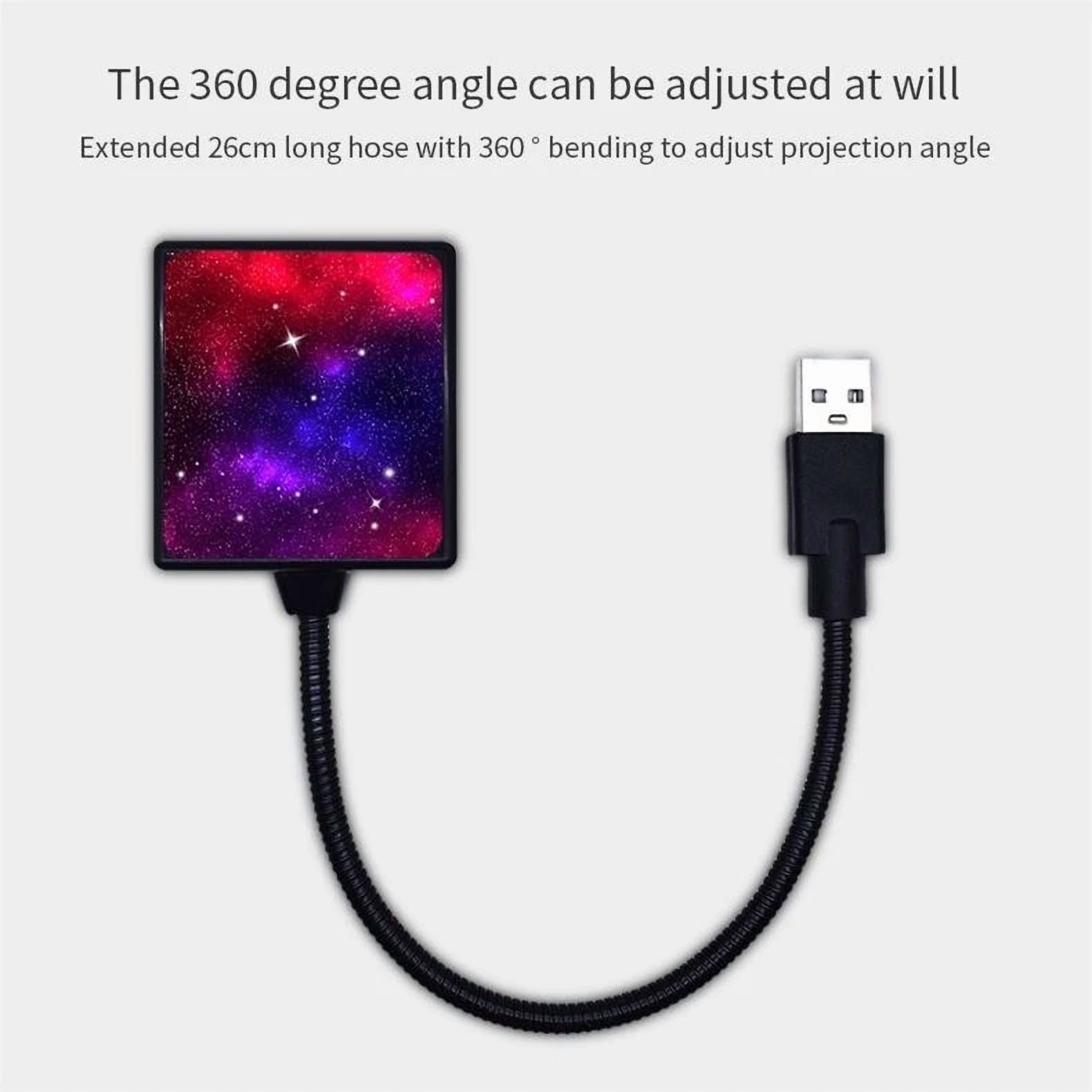 BUTTERFLY- Car Interior Roof Led Star Light Usb Atmosphere Starry Sky Night Projector Lamp