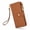 Brown, variant on Women Wristlet Wallet Large Bifold Credit Card Holder Money Organizer, Brown