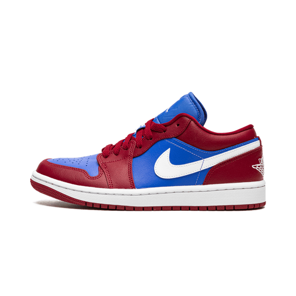 JORDAN WOMENS AIR JORDAN 1 LO Womens "Pomegranate / Medium Blue" DC0774 604 DC0774 604 from Stadium Goods