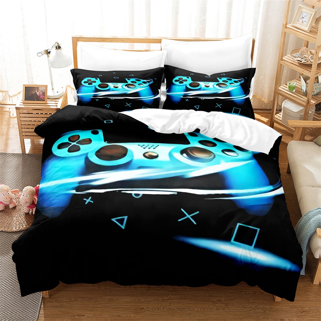 Colorful Gamepad Bedding Bed Set Twin Full Queen King Size 3D Cool Wireless Game Controller