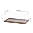 thumbnail image 2 of Unique Bargains Acrylic Display Case, 12"x6"x4" Clear Display Box Assemble Dustproof Storage Organizer Showcase for Collectibles Action Figures, 2 of 7