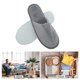 thumbnail image 4 of Ofertas Únicas 1 Par de Zapatillas Desechables Zapatillas Plegables para Hotel para Familia Gris, 4 of 5