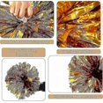 thumbnail image 3 of 12pcs Metallic Foil Cheer Pom Poms with Finger Holes for Cheerleading, 3 of 5