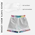 thumbnail image 5 of Kids' Beach Pants Comfortable Swim Trunks Watercolor White Daisies Shorts for Pool Vacation and Lounge Wear 3T, 5 of 8