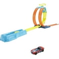 thumbnail image 6 of Hot Wheels Track Builder Unlimited Split Loop Pack, With 1 Car, Gift for Kids 6 to 12 Years Old, 6 of 7