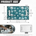 thumbnail image 7 of Renewold Golf Cart Seat Cover Portable Lightweight Golf Towel Blanket with Pockets Keeps Seat Comfortable and Clean Universal Fit for Most Club Cars, Hawaii Palm Tree Teal, 7 of 7