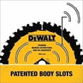 thumbnail image 2 of Disco De Sierra DeWalt 7-1/4'' 60t XP Corte Fino DWA171460, 2 of 3