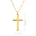 thumbnail image 3 of 3 uds. Collares con colgante de cruz, collares cruzados decorativos, cadenas cruzadas, collares cruzados, 3 of 6