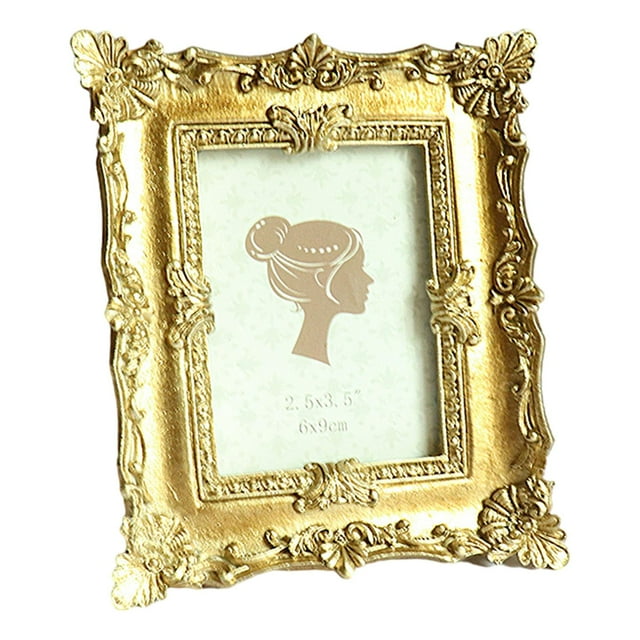 Style Photo Picture Display Vintage Style Cards Holder Desktop with Glass Front for Living Room, Home, Family Party ,Vocation Time , 11x13CM Rectangle