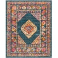 thumbnail image 3 of SAFAVIEH Madison Emmet Traditional Area Rug, Blue/Fuchsia, 10' x 14', 3 of 8