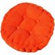 thumbnail image 1 of Cómodo cojín redondo para silla de hogar, cocina, jardín, comedor, oficina, 40 x 40 cm (azul oscuro) 40*40 cm naranja, 1 of 5