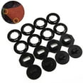 thumbnail image 6 of KERISTE Universal Car Floor Mat Clips Retainer Carpet Fixing Clamps Holders 4Set Black, 6 of 9