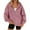 Pink, variant on Otntypg Full Zip Up Hoodies for Women Acid Wash Oversized Sweatshirt Fall Spring Fashion Long Sleeve Drawstring Hooded Pullover Outwear Jacket Cute Y2k Winter Outfit Clothes with Pockets Blue L