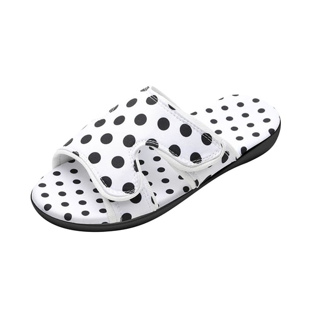 Sandalias de talla grande para mujer, sandalias de playa con punta abierta y punta ondulada de una línea Wmkox8yii ytu10187