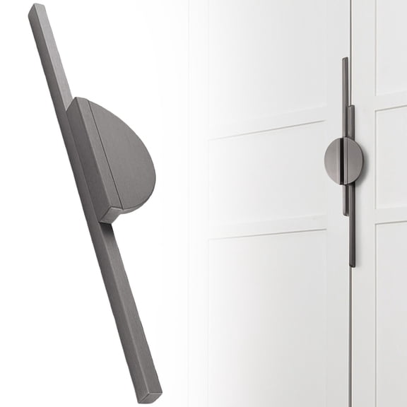 Modern Brushed Semi Circular Cabinet Pulls Extra Long Aluminum Handles For Drawer Wardrobe Kitchen Cupboard Door Pull Sofa protective cover