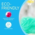 thumbnail image 4 of Eco-friendly Mesh Bath and Shower Sponge - Loofah- Poof [Multicolor 6-pack], 4 of 10