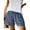 Light Blue, variant on Aloohaidyvio Womens Pants,Womens Plus Size Comfy Drawstring Casual Elastic Waist Pocket Loose Shorts Pants