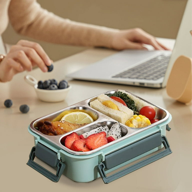 Lunch Box, 304 Stainless Steel Adult Lunch Containers Portable