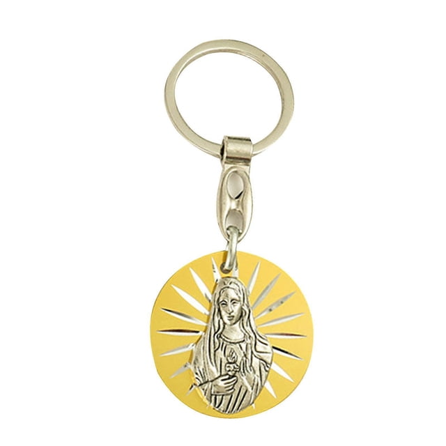 Holy Mother Keychain Charm Hanging Pendant Crafts Charms Accessory