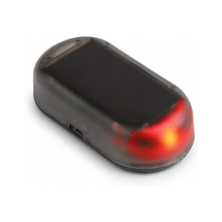 

Solar Power Simulated Car Alarm LED Light Anti-theft Warning Lights Flashing Security Lamp