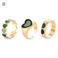 thumbnail image 1 of Visland 1 Set Knuckle Rings Heart Stackable Women All Match Finger Rings for Party, 1 of 8