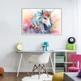 thumbnail image 3 of Stupell Industries Cottage Magical Unicorn with Blossoms White Framed Giclee Art, 30 x 20, by Creative Studio, 3 of 8