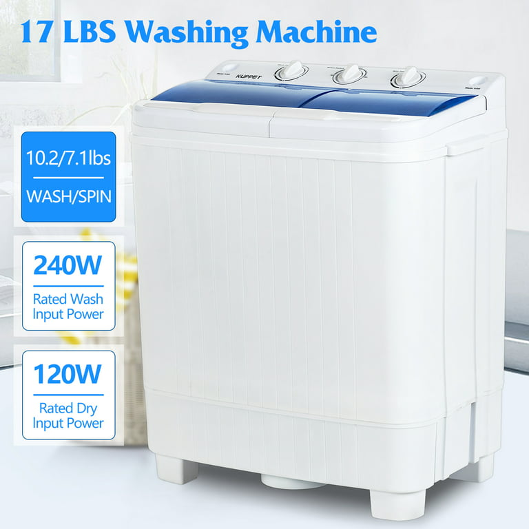Compact Twin Tub Washer & Dryer Combo - 17lbs Chile