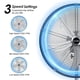 thumbnail image 2 of Ventilador de pedestal industrial CCGIRU de 20 pulgadas con oscilación de 3 velocidades, 2 of 7