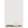 thumbnail image 2 of Women's Rhinestone Faux Pearl Cowrie Shell Slide Sandals, 2 of 3