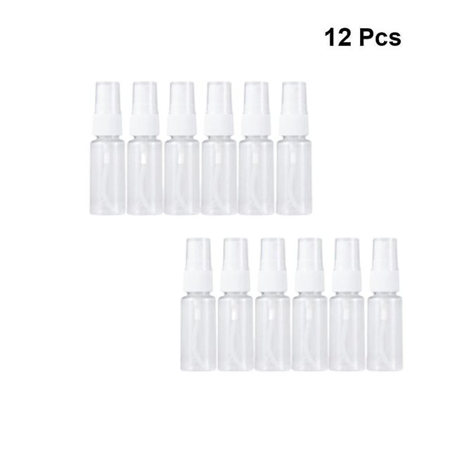 12 Uds 20ml botella de Spray transparente maquillaje botellas de Perfume bomba de prensa botella subembalaje viaje Bot XianweiShao 1327533292641