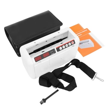 Portable Money Counter Bill Cash Currency Counting Machine Counterfeit Detector UV & MG
